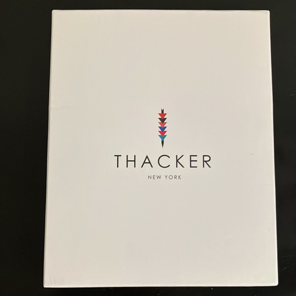 NWT NIB THACKER New York Card Wallet & card case key ring 2-pc gift set leather - Picture 4 of 8